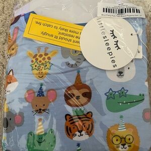 Little Sleepies NIB 2T Party Pals 2-Piece Bamboo Pajama Set